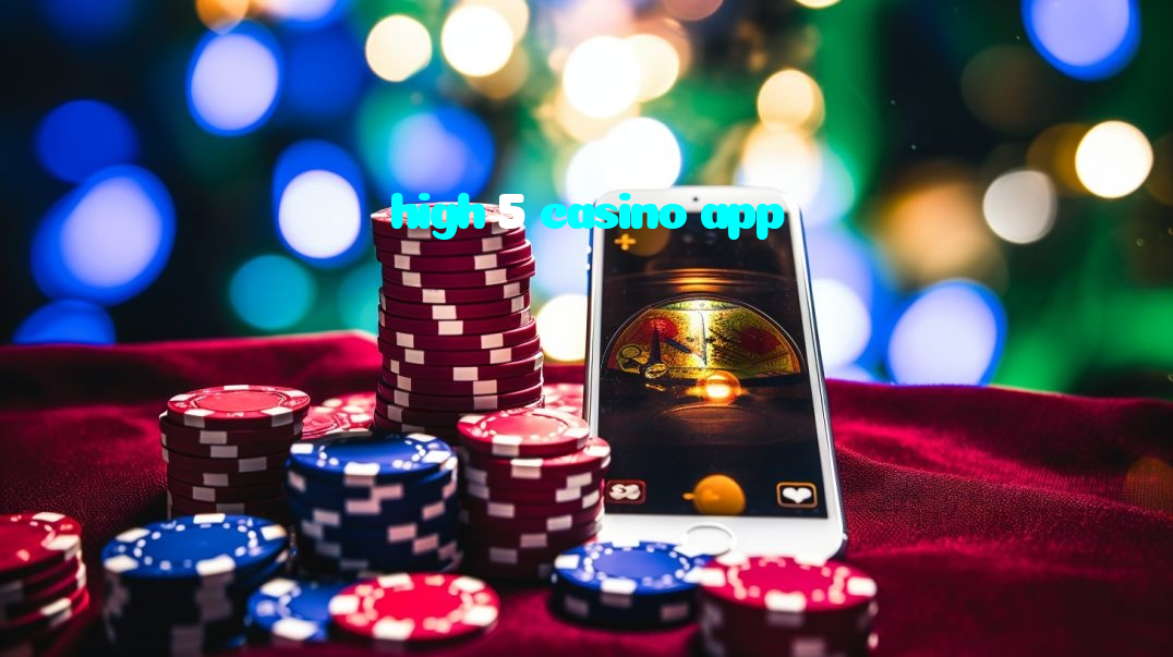 high 5 casino app casino presented on mobile device in Pakistan with slots and live games